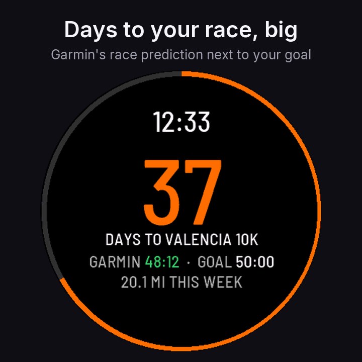Race Day Watch Face - Marathon & Event Countdown · Screenshot 0