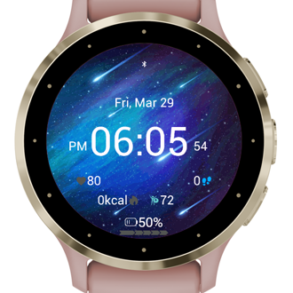Star Drift watch face screenshot 4
