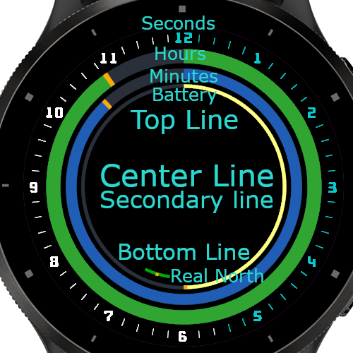 Custom Circular Watch · Screenshot 1