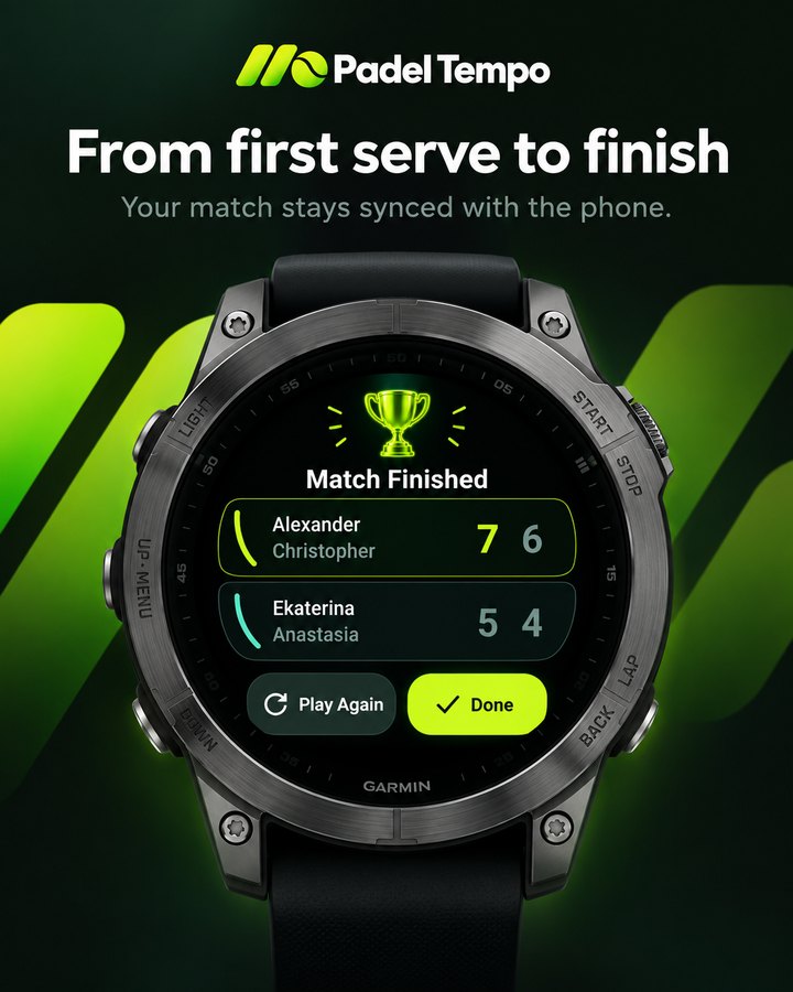 Padel Tempo: Padel Score · Screenshot 4