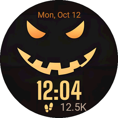 Pumpkin Grin AMOLED · Screenshot 0