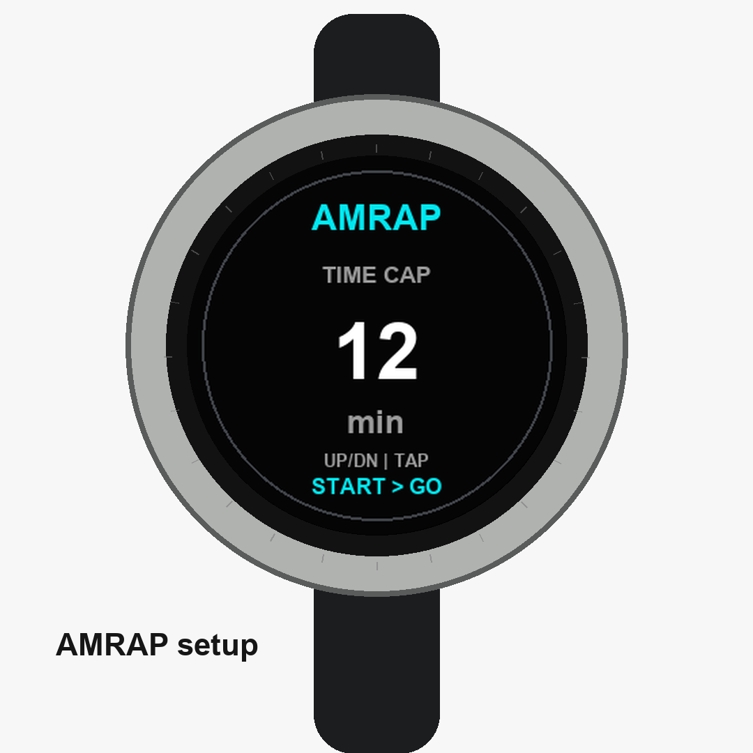 Hybrid Interval Timer · Screenshot 1