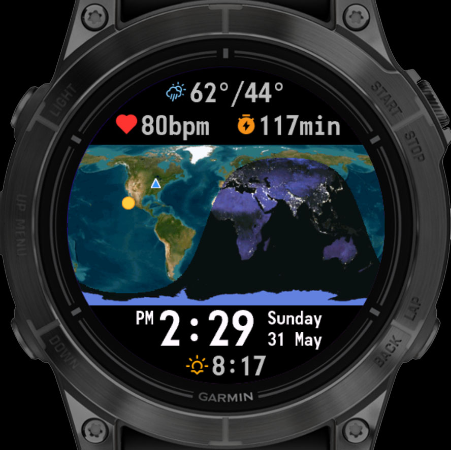 Natural Earth - Solar World Face · Screenshot 2