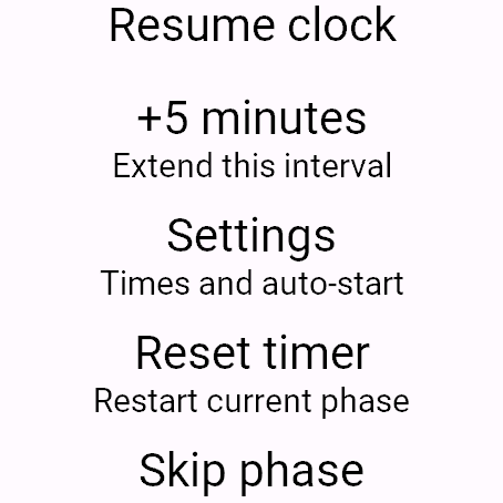 Red Pomodoro · Screenshot 1