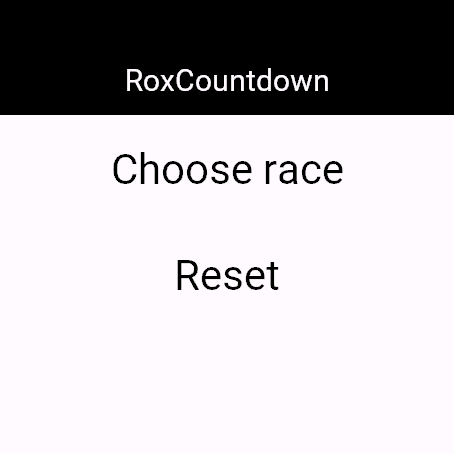 RoxCountdown · Screenshot 1