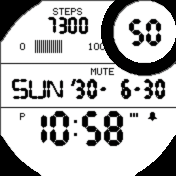 Retro LCD Steps · Screenshot 3