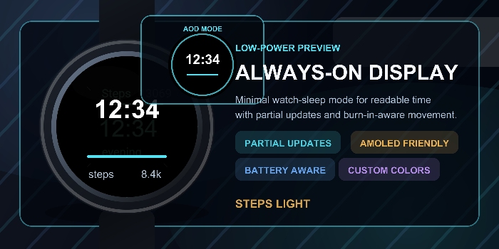 Steps light · Screenshot 2