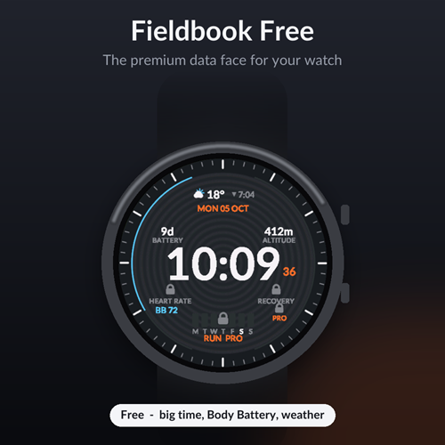 Fieldbook Free - 高端数据表盘 · Screenshot 0