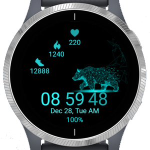 Bear Light watch face screenshot 5