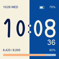 DUET Garmin watch face preview