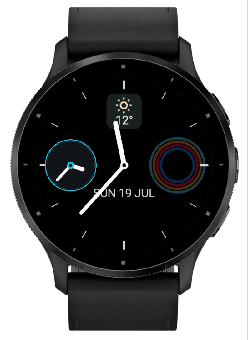 DataPeak Analog watch face screenshot 3