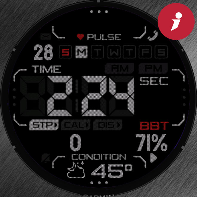 iFacer – S017 – Dark Momentum · Screenshot 2