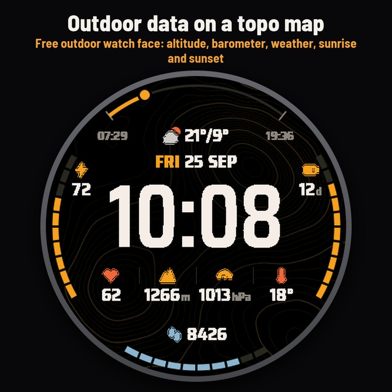 Astra Summit Free – 户外数据表盘 · Screenshot 0