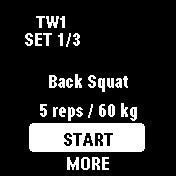 TW1 Workouts · Screenshot 1