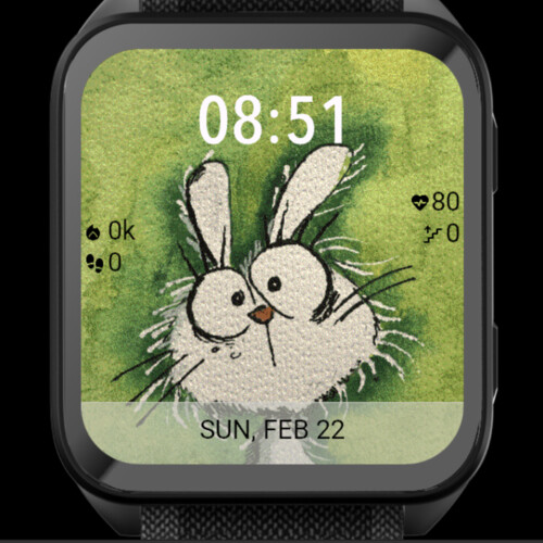 Funny Bunny Watercolor 3