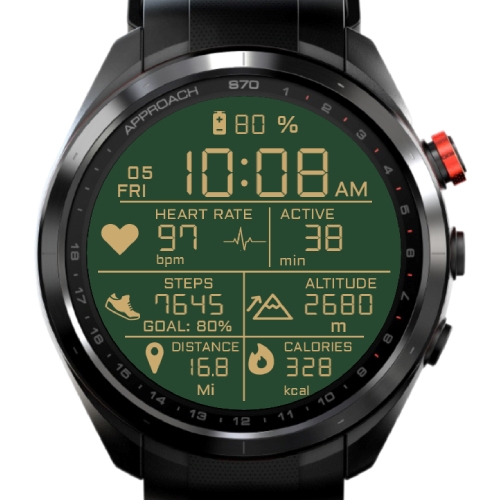 Trail Grid Gold Green · Screenshot 0
