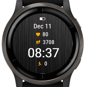 Black Brushed Minimal · Screenshot 1
