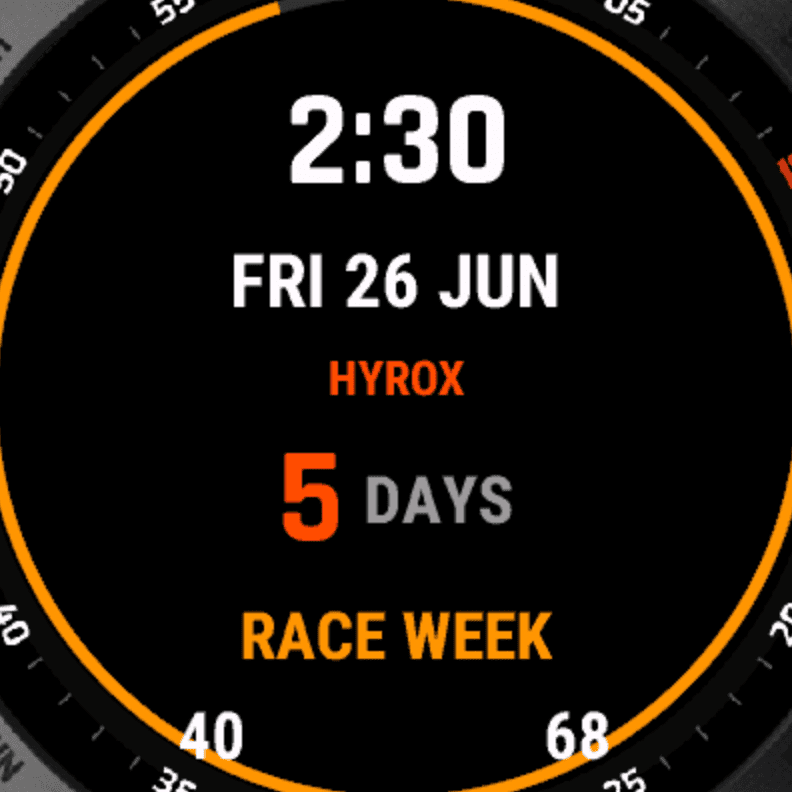 Race Countdown Watch · Screenshot 1