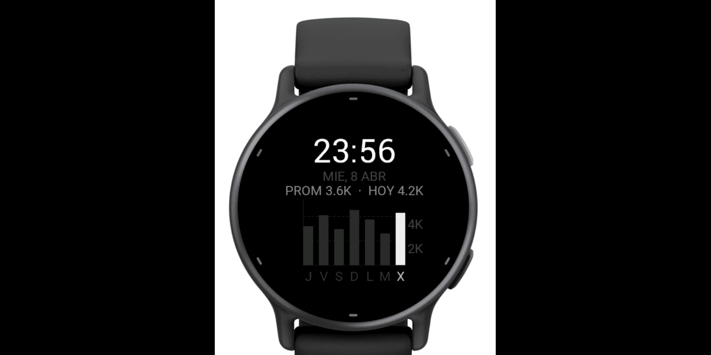 CalWeek - Weekly Calorie Watch Face · Screenshot 1