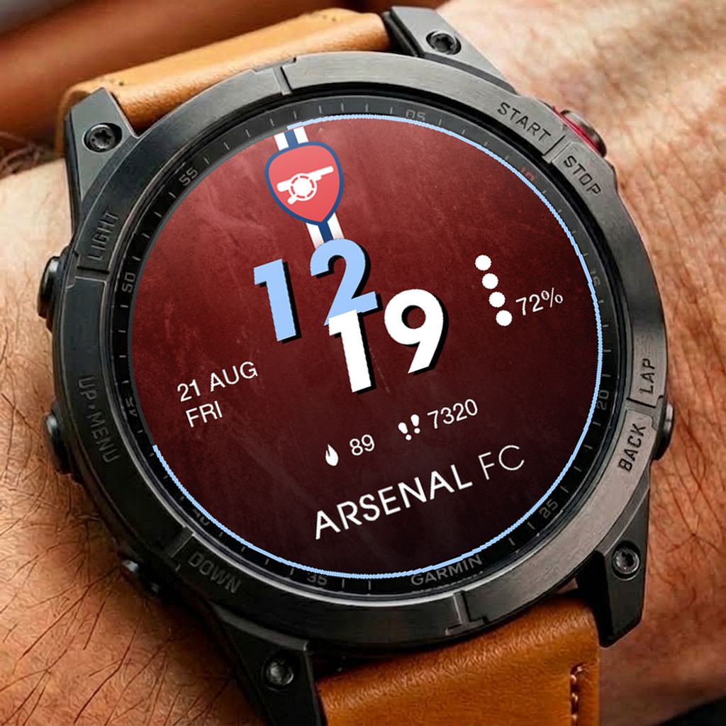 Arsenal Football Soccer Digital Watch Face · Screenshot 0