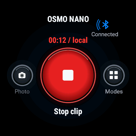 NanoRemote - for DJI Osmo Nano · Screenshot 1