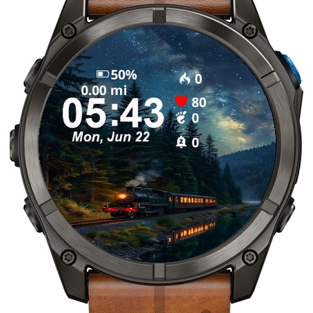 Train Traveling Through Forest · Screenshot 1
