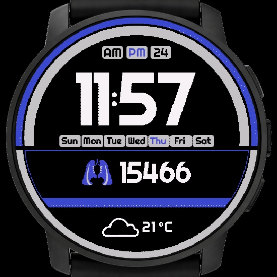 MnM BLUE GRID "AMOLED" 6
