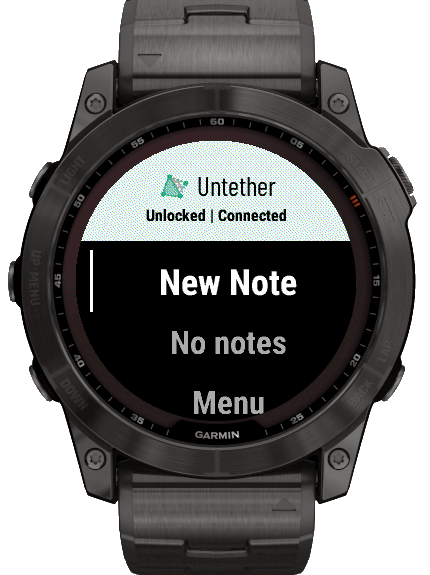 Untether Notes (Beta) - Voice Notes on Your Watch · Screenshot 0
