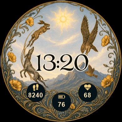 Taliesin - Celtic/Art Nouveau 4 face PRO version · Screenshot 1