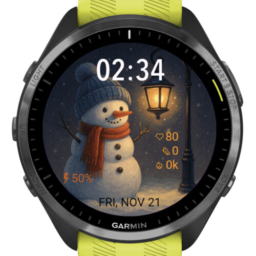 Snowman Under the Lamp · Screenshot 2