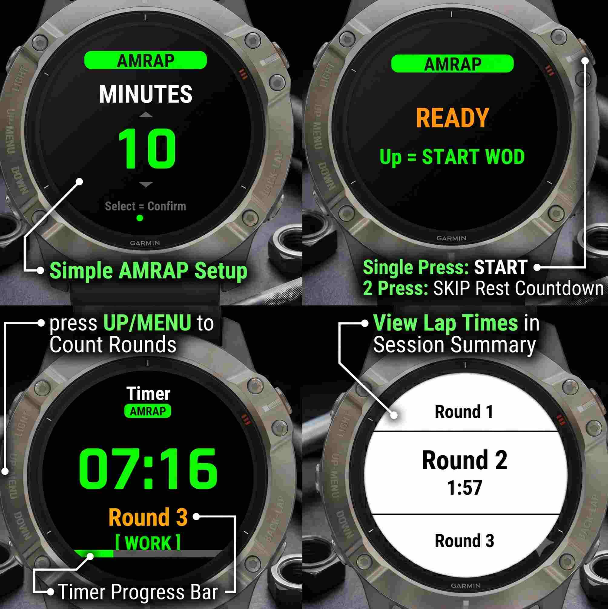 WOD Timer Pro · Screenshot 1