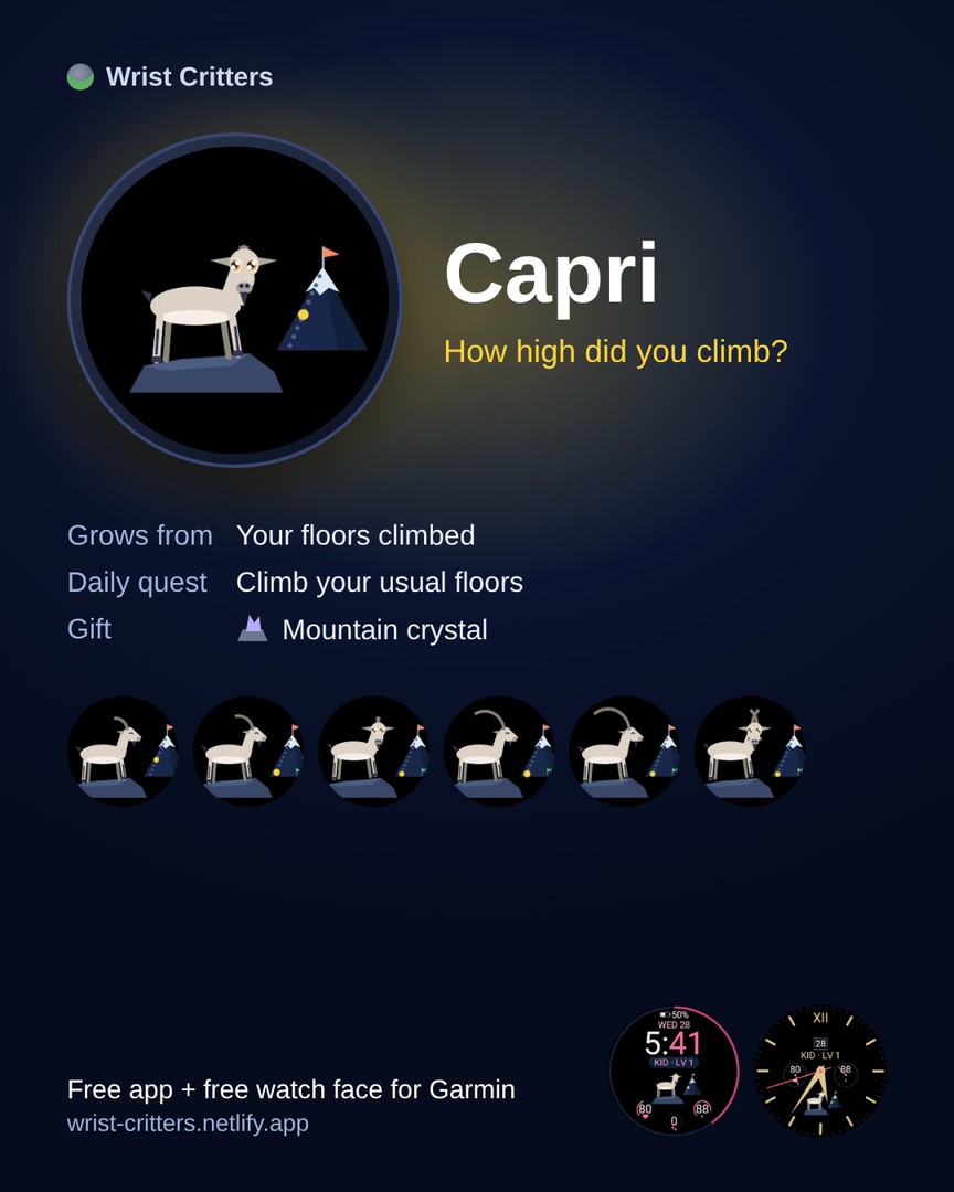 Capri Face – 錶面上的山羊 · Skærmbillede 4