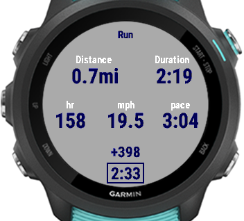 Garmin elliptical distance sale