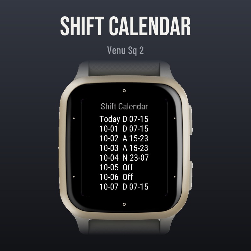 Shift Calendar · Screenshot 4