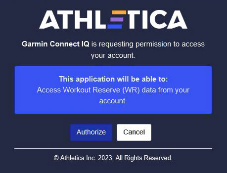 Athletica Workout Reserve · Screenshot 1