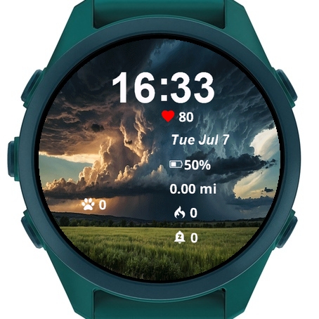 Storm Cloud Over Green Field · Screenshot 2