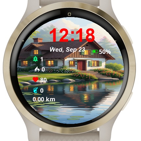 Painting House Flowers Rocks Water · Screenshot 0