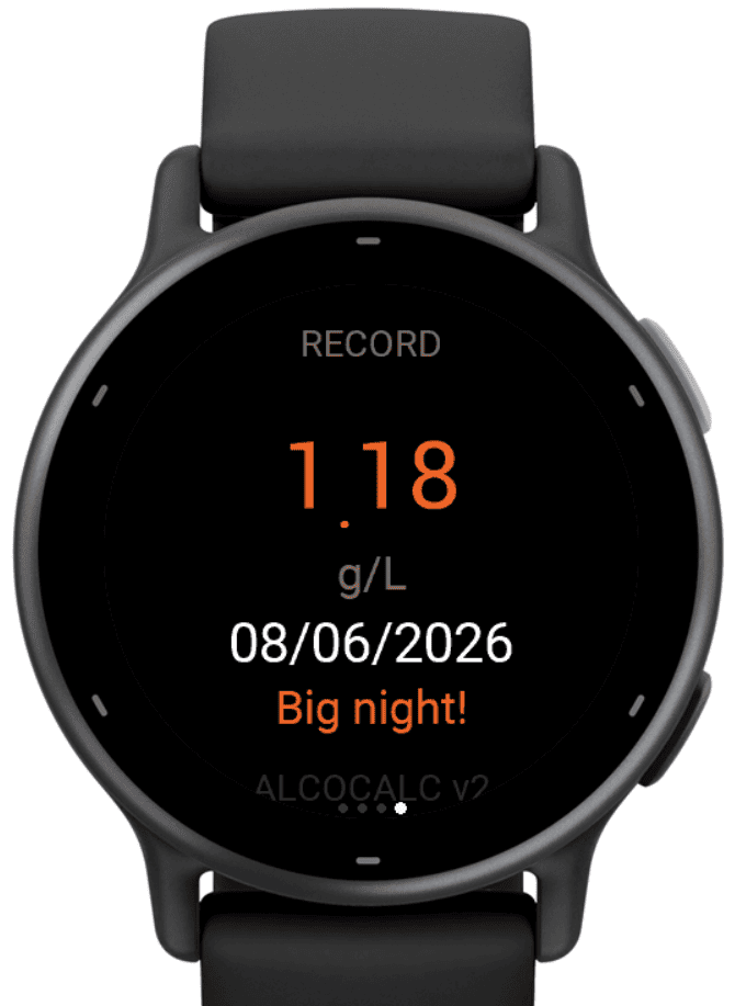 AlcoCalc · Screenshot 3