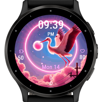 Neon Stork · Screenshot 1