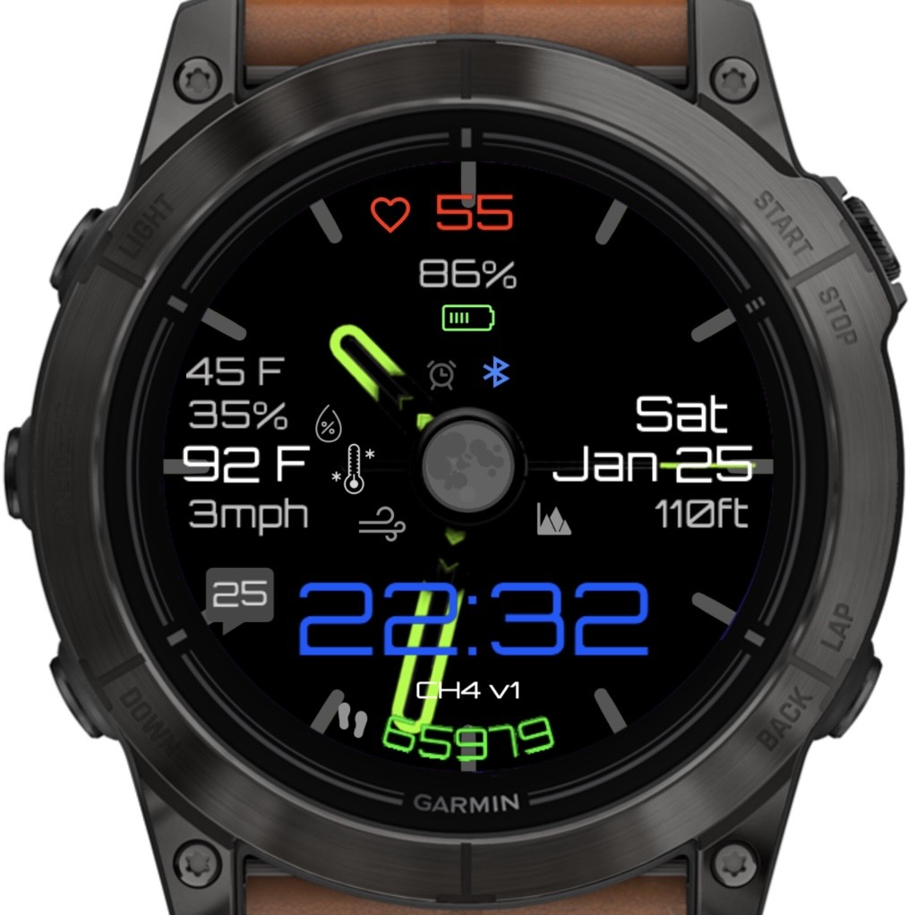Clean Hybrid 5 (Garmin Weather) · Screenshot 0
