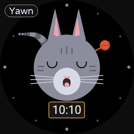 Purrtime — 宠物猫咪表盘，打造你的专属猫咪 · Screenshot 1