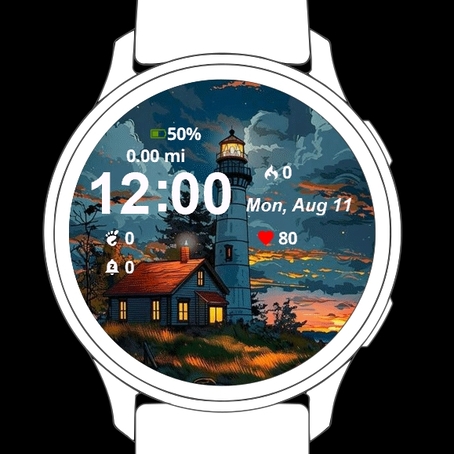 Lighthouse at Sunset · Screenshot 0