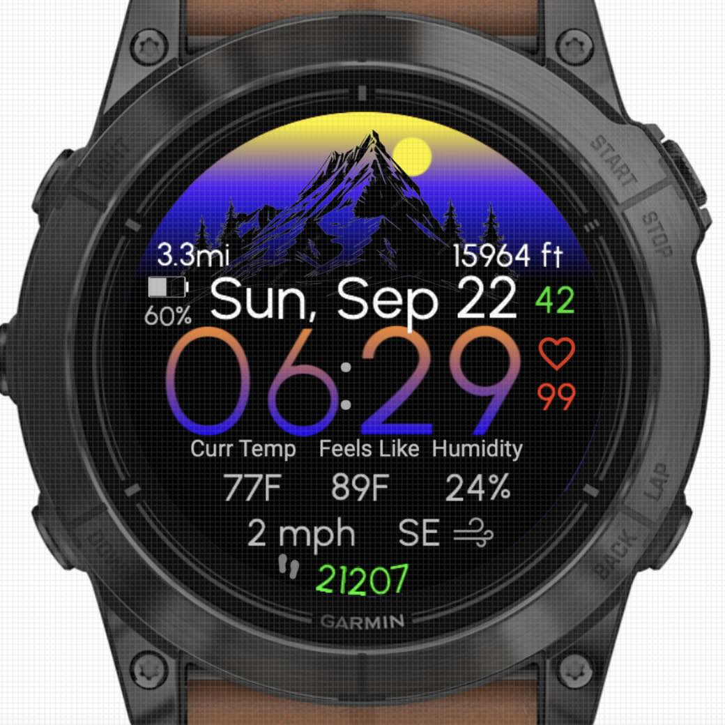 Explore: Mountains (Garmin Weather) (TRIAL ONLY) · Screenshot 3