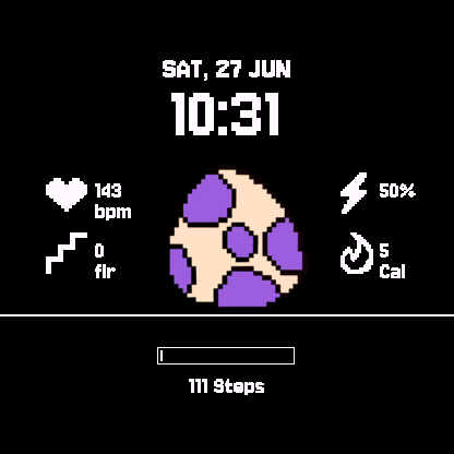 Stego Steps Tamagotchi · Screenshot 0