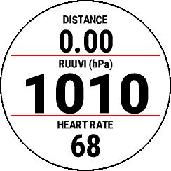 Ruuvi Pressure Data Field · Screenshot 1