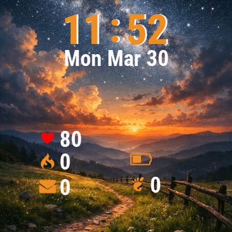 Night Sky Stars Wooden · Screenshot 0