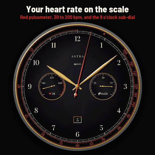 Astra Rattrapante Pro – 动态追针计时表盘 · Screenshot 1