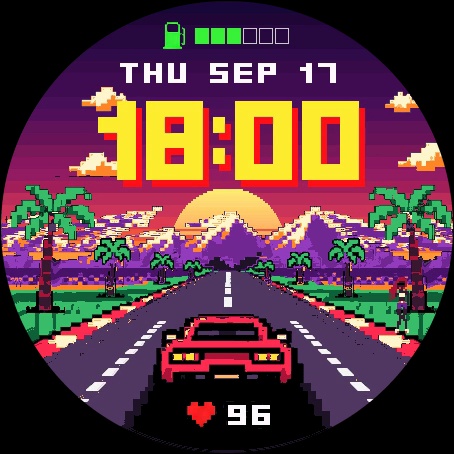 Palm Cruiser – Retro Arcade Drive · Screenshot 1