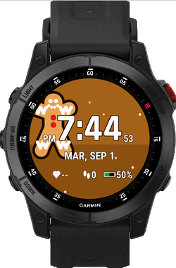 Gingerbread: Christmas Cookie Watch Face · Screenshot 2