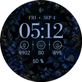 Midnight Blue Peony · Screenshot 1